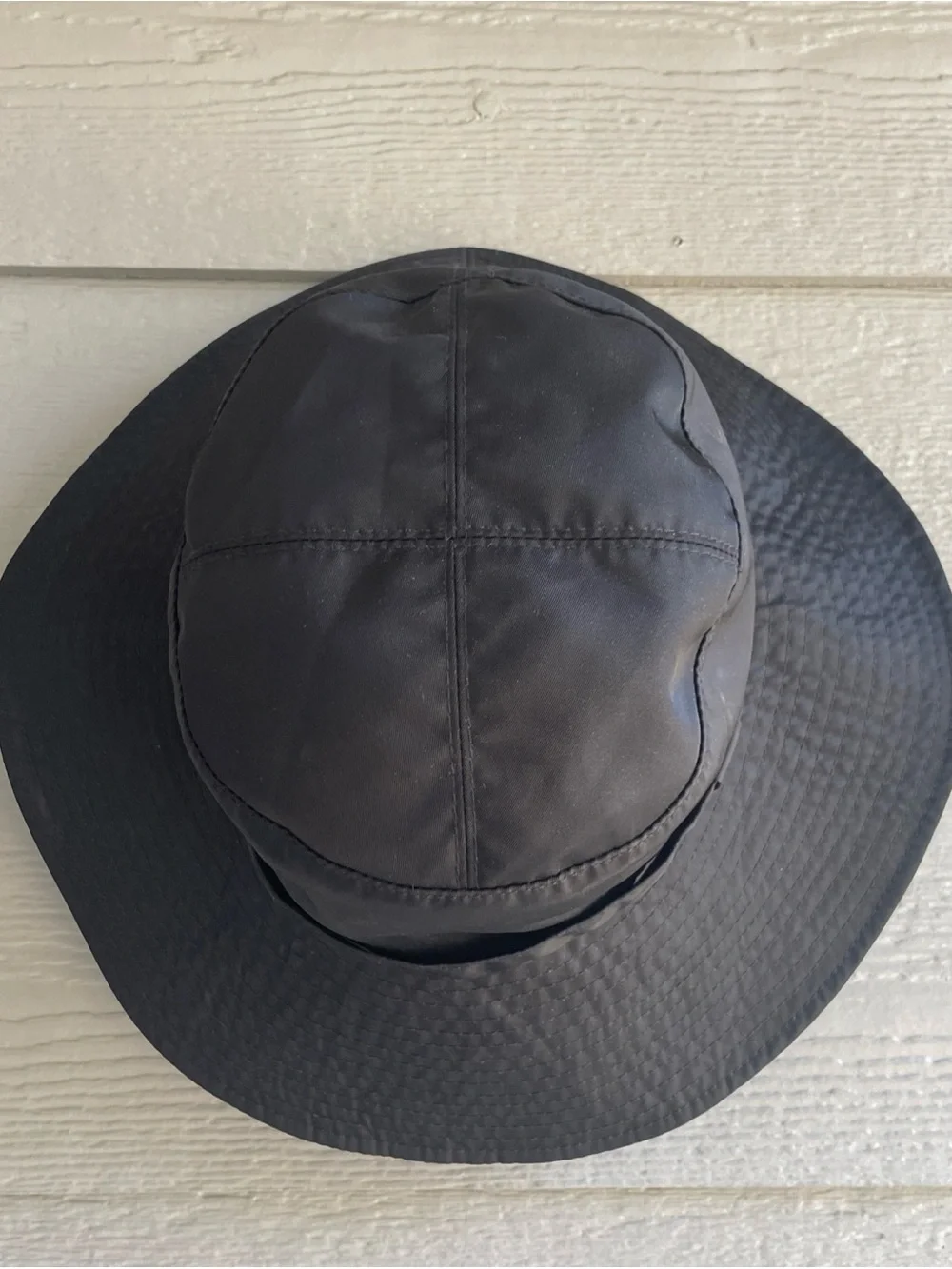 Eric Javits Womens Wide Brim Water Repellent Packable Sun Hat Black